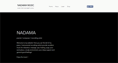 Desktop Screenshot of nadamamusic.com